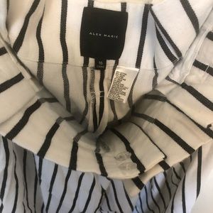 Alex Marie paper bag style flare pants